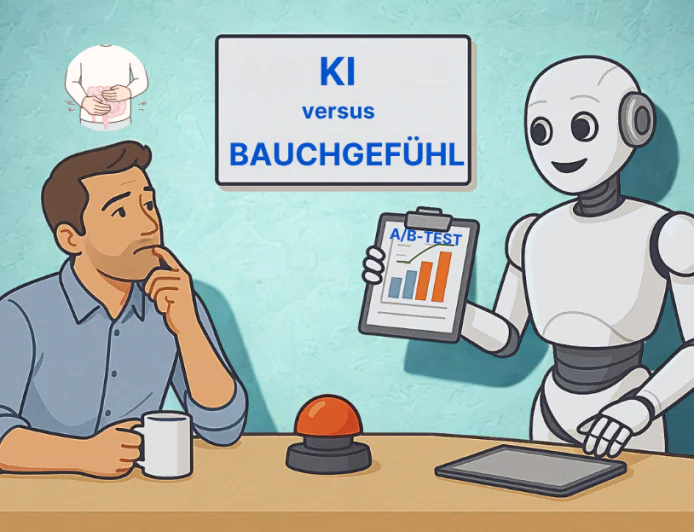 KI vs. Bauchgefühl: Wer gewinnt das A/B-Test-Duell?
